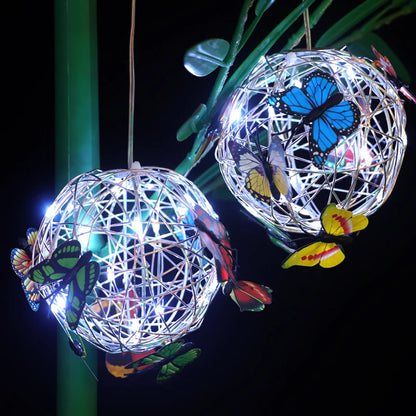 Butterfly Solar Night Light Ball