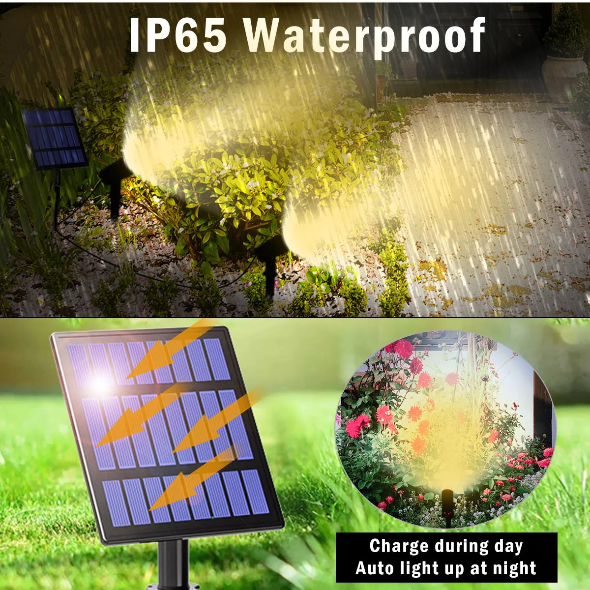 LED Solar Lawn Spot Lamps