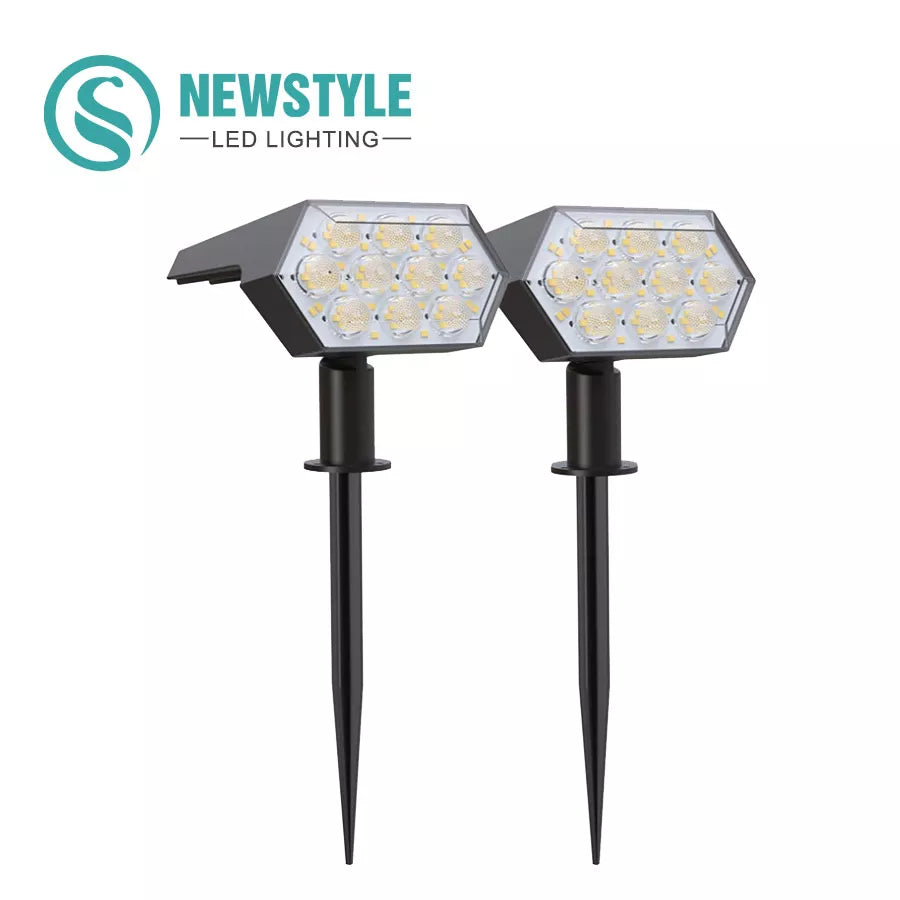 Adjustable LED Solar Spot Lights