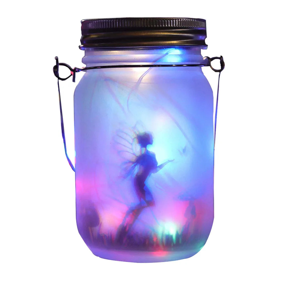 Magical Fairy In A Jar Solar Light