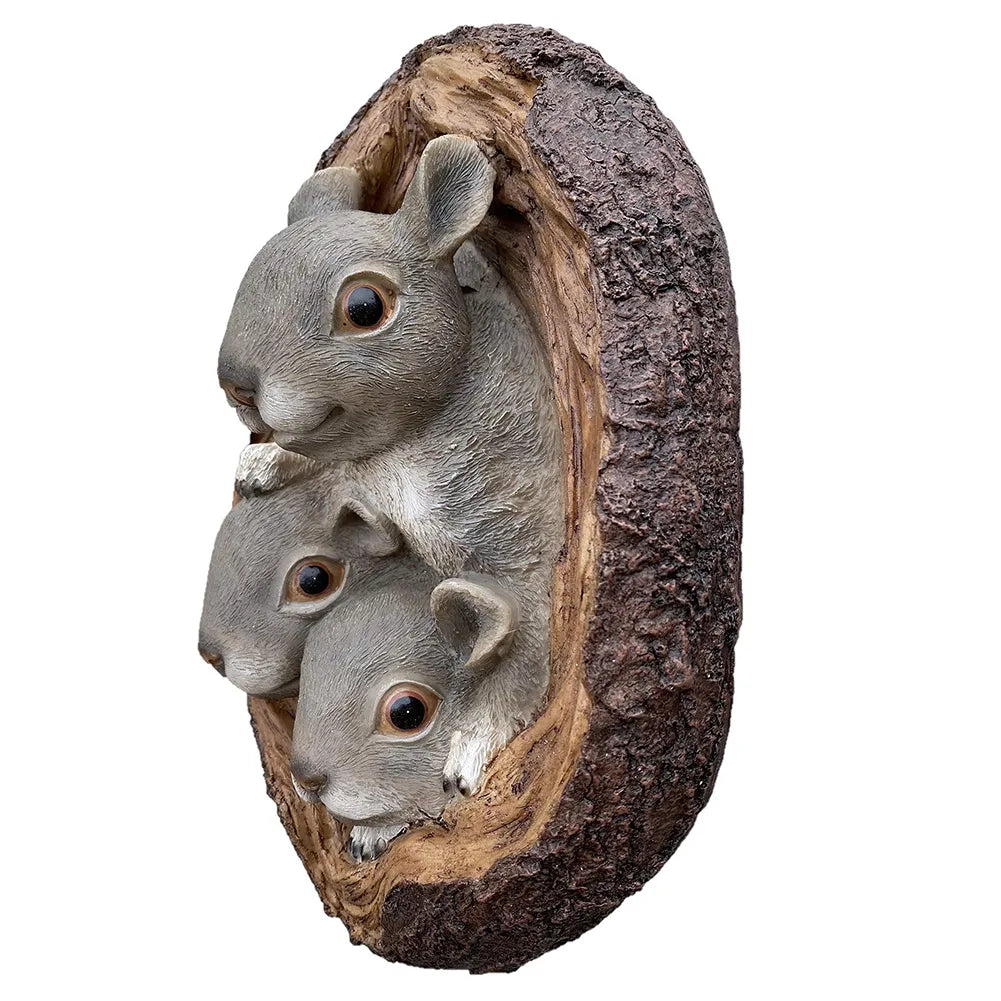 The Huggy Tree Squirrel Garden Ornament