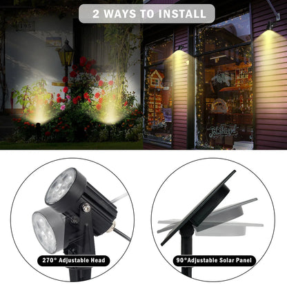 LED Solar Lawn Spot Lamps