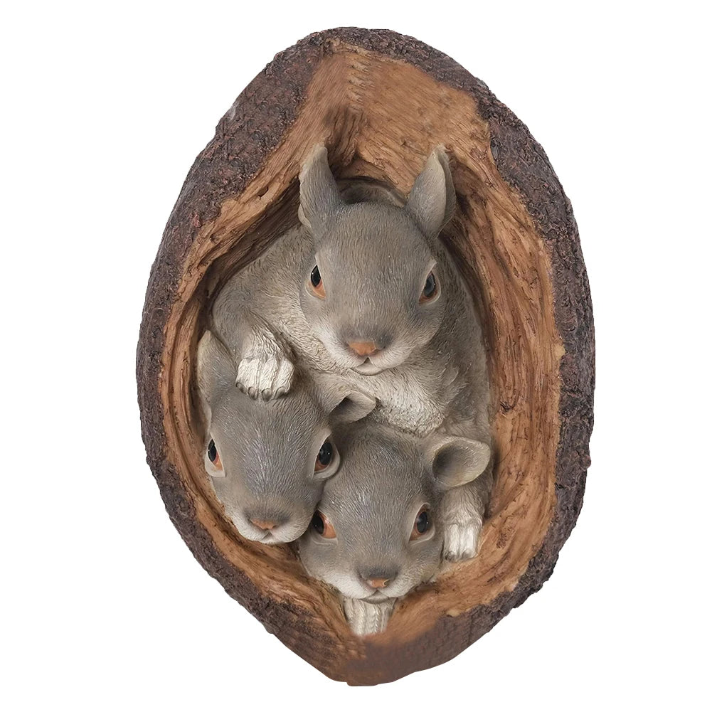 The Huggy Tree Squirrel Garden Ornament