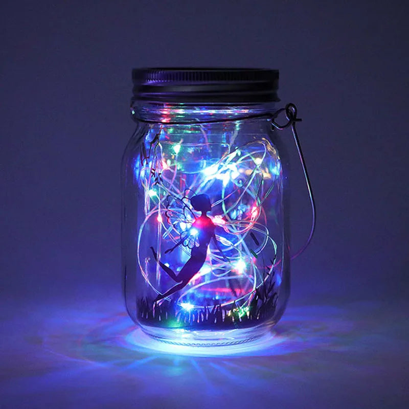 Magical Fairy In A Jar Solar Light