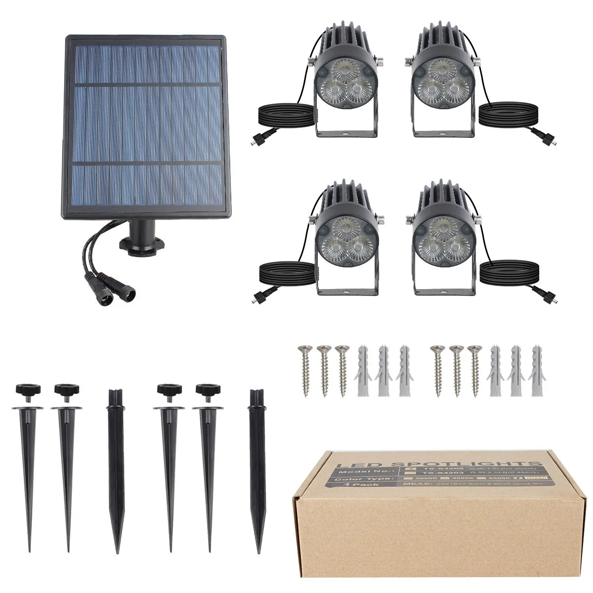 LED Solar Lawn Spot Lamps