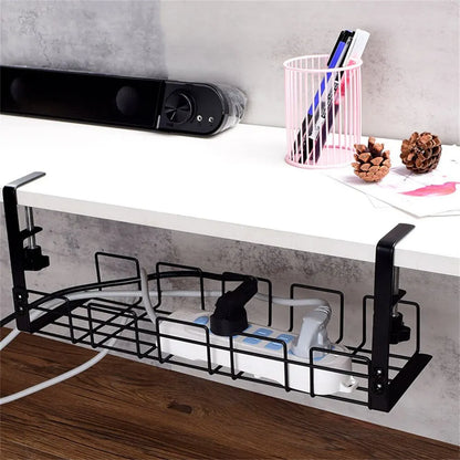 Under Table Storage Wire Rack