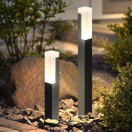 LED Aluminium Pillar Lawn Lamp AC85-265V