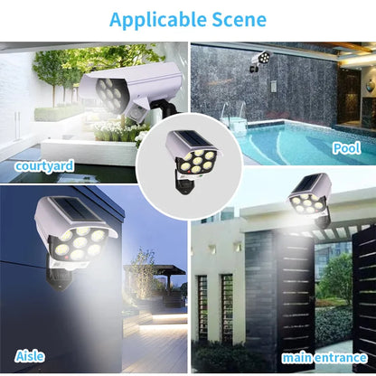 LED Motion Sensor Dummy Security Camera Night Lamp