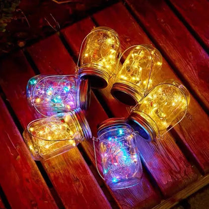 LED Solar Power Mason Jar