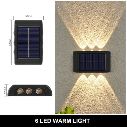 LED Solar Outdoor Wall Lamp