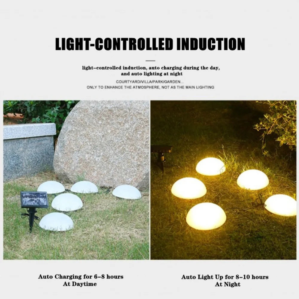 LED Solar Powered Lawn Orbs