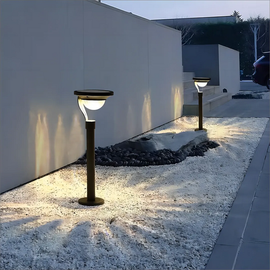 LED Elegant Solar Lawn Lamp Post