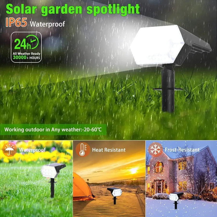 Adjustable LED Solar Spot Lights