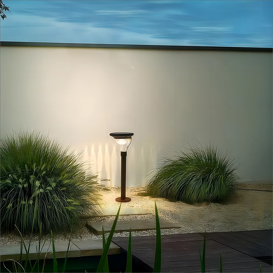 LED Elegant Solar Lawn Lamp Post