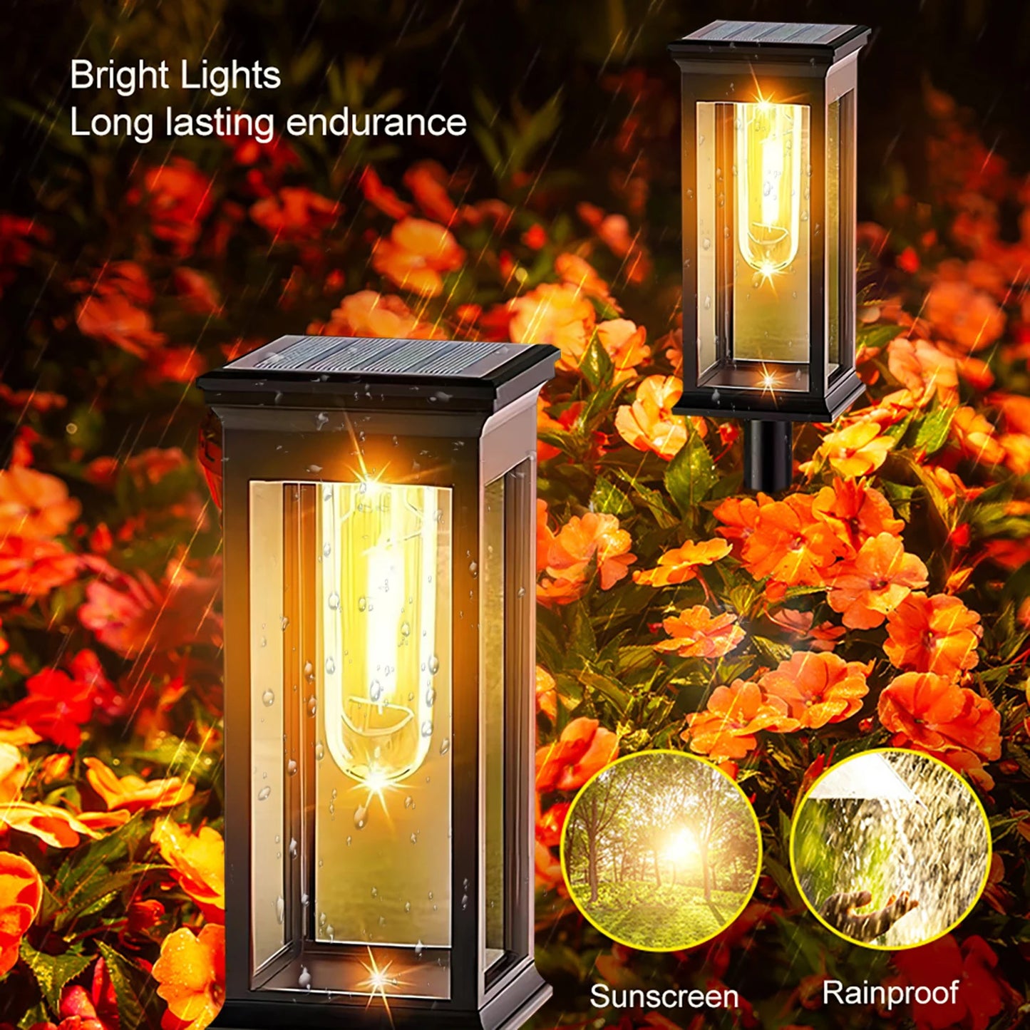 Outdoor LED Solar Pathway Lights