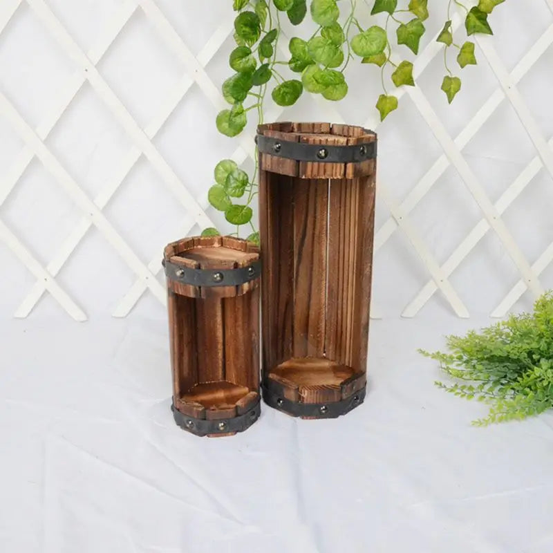 Wooden Flower Garden Pot