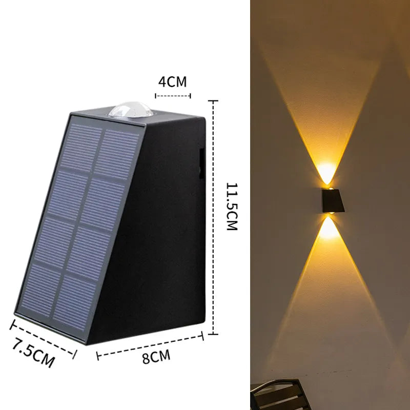 Ultra Modern LED Wall Solar Lights