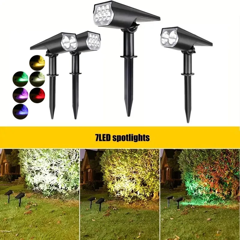 Led Solar Spotlight Spotlights (Spiked)