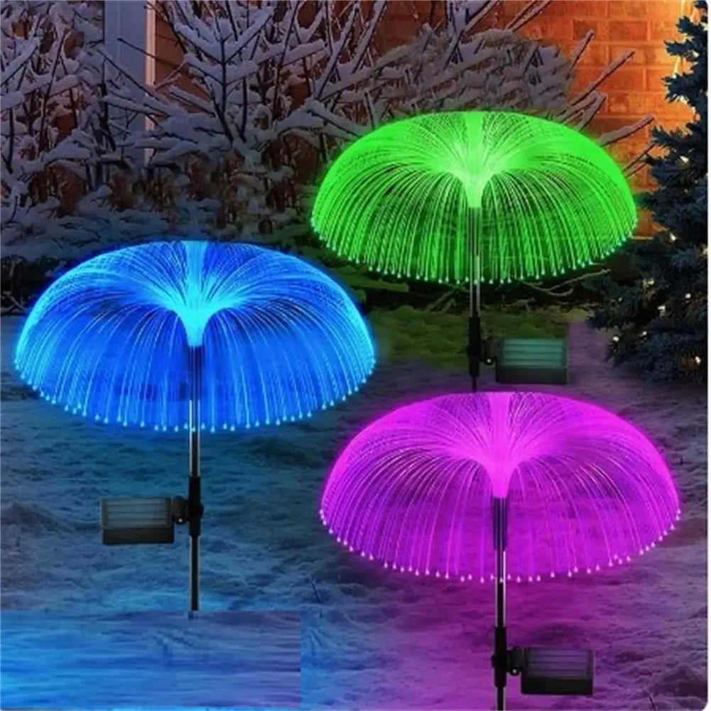 LED Jellyfish Optical Fibre Solar Light