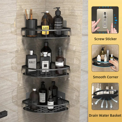 Bathroom Corner Wall Shelf Organizer