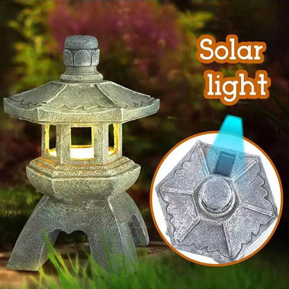 Solar Powered Zen Garden Ornament