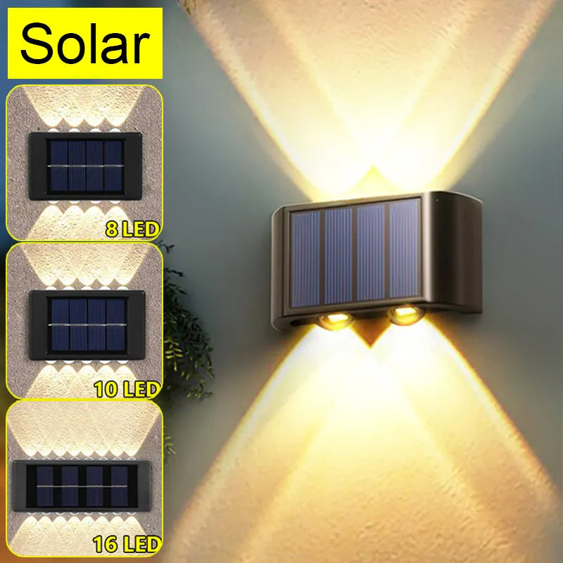 LED Solar Outdoor Wall Lamp