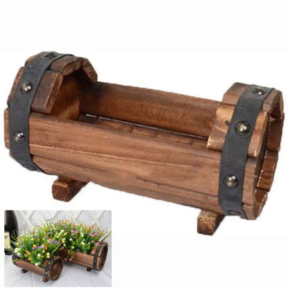 Wooden Flower Garden Pot