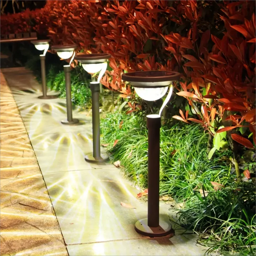 LED Elegant Solar Lawn Lamp Post