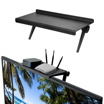 Adjustable TV Screen & Computer Monitor Top Storage Shelf