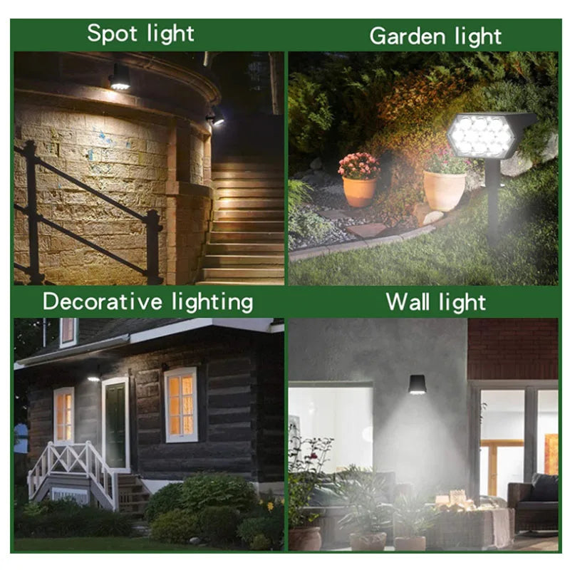 Adjustable LED Solar Spot Lights