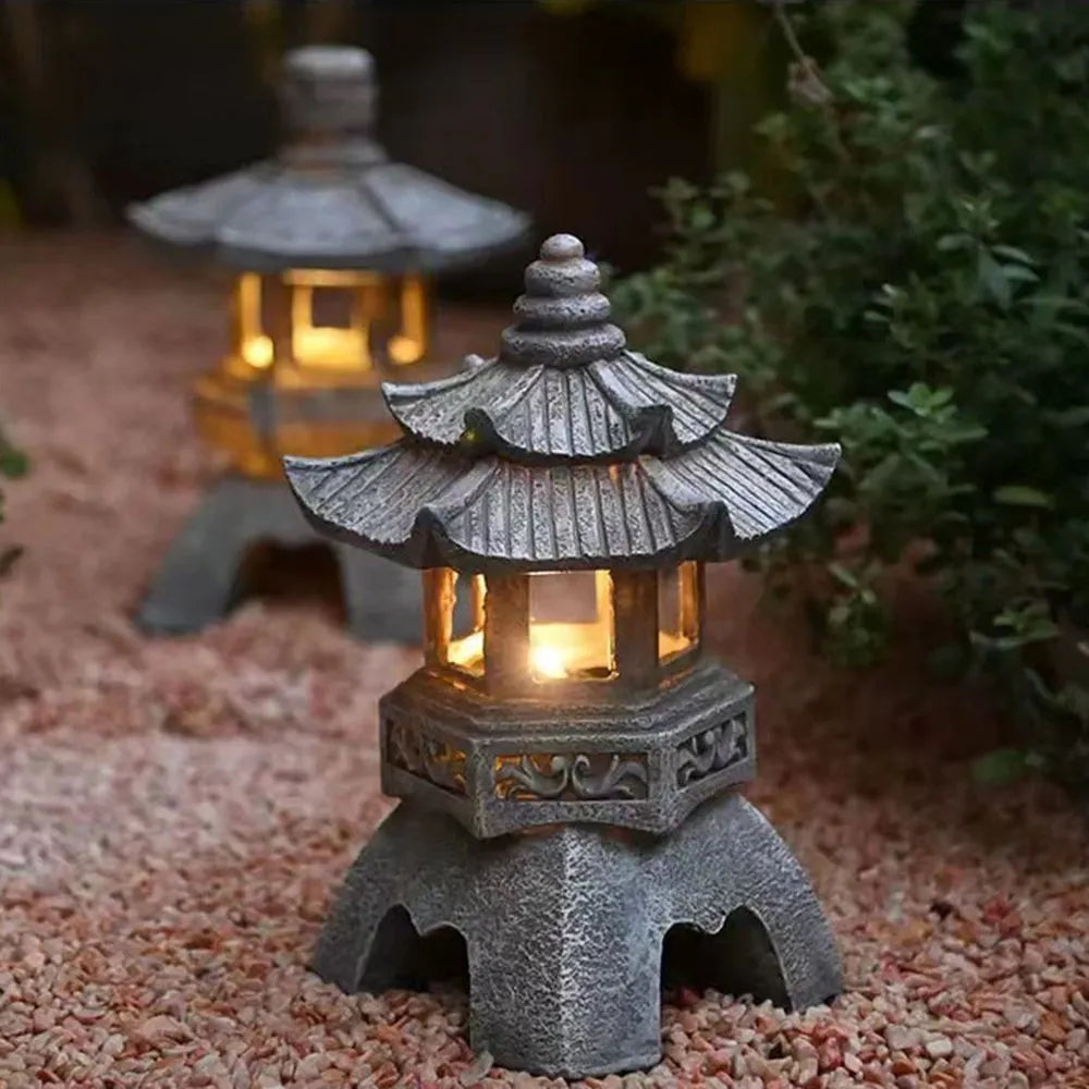 Solar Powered Zen Garden Ornament