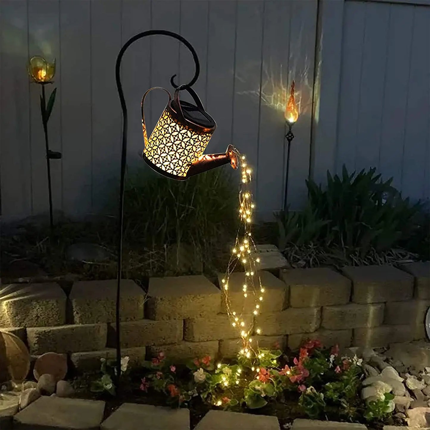 Solar Watering Can Light